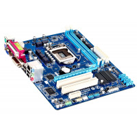 БУ Материнська плата GIGABYTE GA-H61M-DS2V (s1155, 2хDDR3, 4xSATA, PCI-Ex16, 2xPCI-Ex1, mATX)