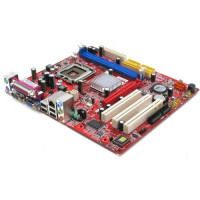 БУ Материнська плата MSI PM8PM-V (s775, VIA P4M800 Pr, 2xDDR2, 2xSATA, PCI-Ex16, mATX) Немає заглушк