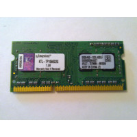 Kingston RAM (SO-DIMM, DDR3, 2Gb, 1333MHz, KTL-TP1066S/2G)