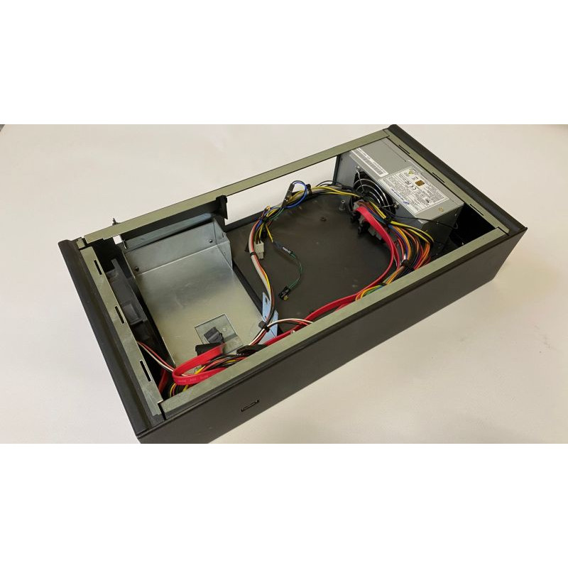 Used Case for server 2U, 420x215x87mm, miniITX, 2x3.5" HDD, 250W