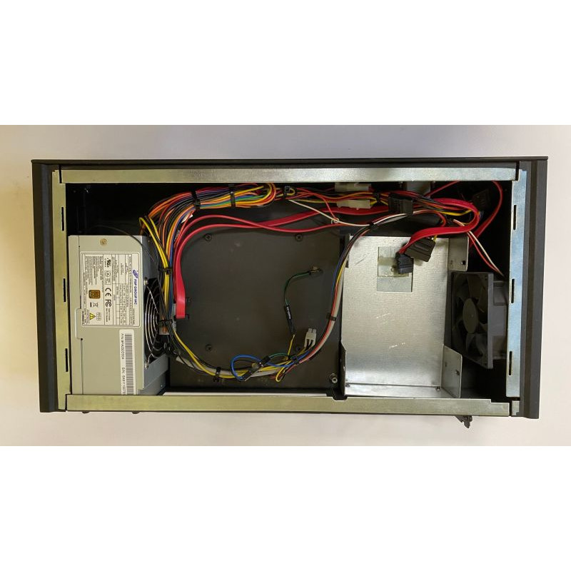 Used Case for server 2U, 420x215x87mm, miniITX, 2x3.5" HDD, 250W