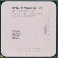 БУ Процесор AM3 AMD Phenom II X6 1055T, 2,8-3,3 МГц, 6-6 core, Ні, 125W