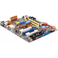 ASUS P5Q DELUX Motherboard<GREEN> (S775, P45, 4xDDR2, 8xSATA, 3xPCI-e x16, ATX)