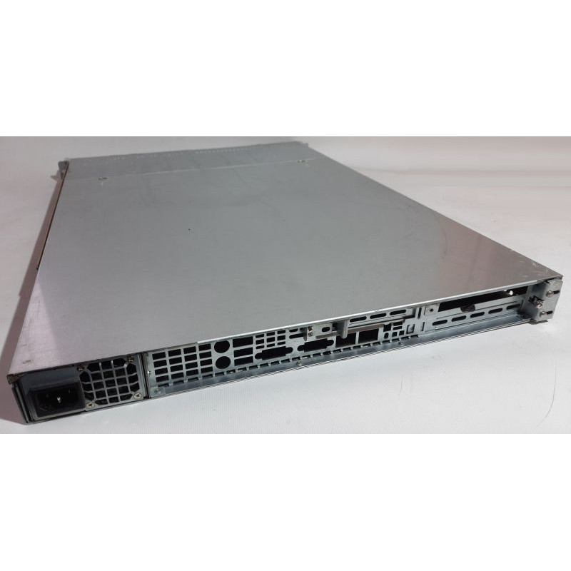 Used 1U Supermicro CSE-815 (4x3.5") server case with 560W power supply (PWS-561-1H)