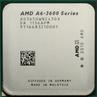 БУ Процесор AMD A6-3650 (FM1/4x2.6GHz/32нм/100Вт/AD3650WNZ43GX)