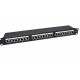 Used Patch panel W&T shielded 24 ports RJ-45 19" cat.5e 1U FTP from state cables (WT-2084-CAT.5E)