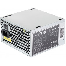 Power supply unit 450 W Foxline, 24+4 pin, video card power - 1x6pin, 120 mm, ATX, FL450S
