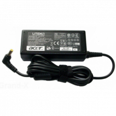Power supply unit (charger) ACER 19V, 1.58A, 30W, 5.5*1.7mm, 3 holes, L-shaped connector, black
