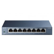 БУ Коммутатор неуправляемый TP-LINK TL-SG108, 8 x Gigabit Ethernet (10/100/1000 Мбит/с)