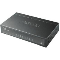 Used Unmanaged Switch Asus GX1008/V3, 8 x Fast Ethernet (10/100 Mbps)
