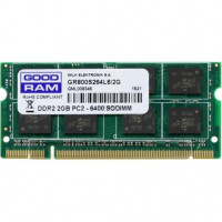 Used RAM 2 GB, DDR2, for laptops, Goodram (800 MHz, 1.8 V, CL6, GR800S264L6/2G)