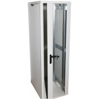 Floor-standing cabinet 42U 600X1085 ZT-NET AL-WDR42U-610G, glass/blank doors, on legs (collapsible)