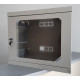 Used Wall-mounted cabinet 9U 570x510x450 CSV, plexiglass doors (945-A-ShN)