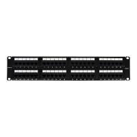 БУ Патч-панель 48 портів, 2U OK-Net, Cat.6, UTP (OK-PP202-6U48)