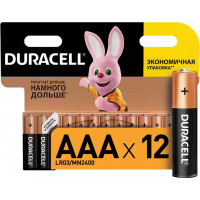 Батарейка Duracell AAA MN2400 LR03*12 (5000394109254 / 81545432)