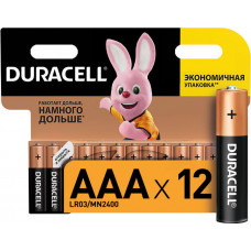 Батарейка Duracell AAA MN2400 LR03*12 (5000394109254 / 81545432)