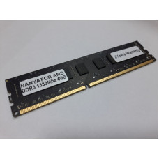 БУ Оперативная память 4 ГБ, DDR3, для ПК, Nanya (1333 МГц, 1.5 В, CL11, Nanya4Gb1333AMD)