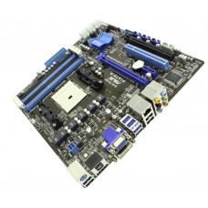 Used Motherboard sFM1, ASUS F1A75-M (4xDDR3, AMD A75, PCI-Ex16x2, VGA, DVI, HDMI, microATX)