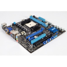 Used Motherboard sFM2, ASUS F2A85-M LE (2xDDR3, AMD A85X, PCI-Ex16x2, VGA, DVI, HDMI, microATX)