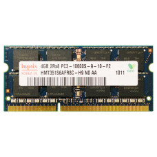 Used RAM 4 GB, SODIMM DDR3, SK hynix (for laptops, 1333 MHz, 1.5 V, CL9, HMT351S6AFR8
