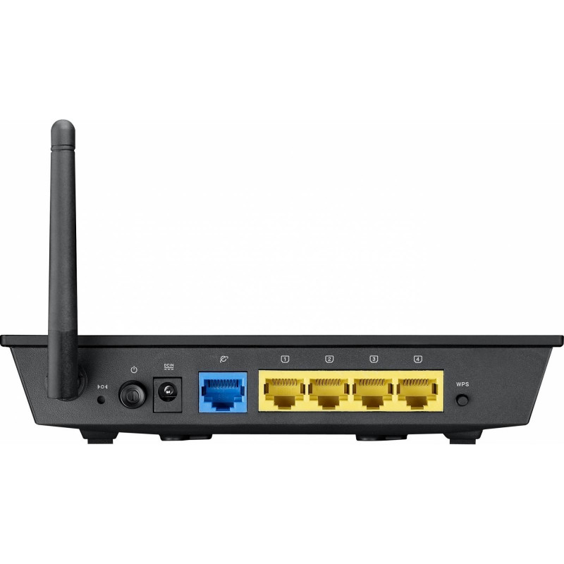 Used Router Asus RT-N10E, Wi-Fi b/g/n (150 mbit/ps), 100 mbit WAN, 4x100 mbit