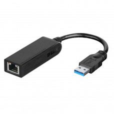 БУ D-Link DUB-1312 USB3.0 to Gigabit Ethernet (1xRJ-45, 10/100/1000 Мбіт/с, DUB-1312)