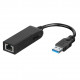 БУ D-Link DUB-1312 USB3.0 to Gigabit Ethernet (1xRJ-45, 10/100/1000 Мбіт/с, DUB-1312)