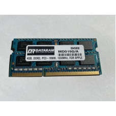 БУ Оперативная память 4 ГБ, SODIMM DDR3, Dataram (для ноутбуков, 1333 МГц, 1.5 В, CL9, MD019G/A)