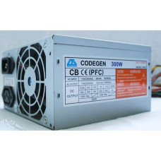 БУ Блок питания 300 Вт CODEGEN, 20+4 pin, питание видеокарты - Нет, , ATX, 300XA