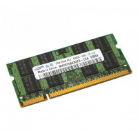 БУ Оперативна пам`ять 2 ГБ, DDR2, для ноутбуків, Samsung (667 МГц, 1.8 В, CL5, M470T5663QZ3-CE6)