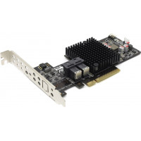 Used RAID controller Asus PIKE II 3008-8I, SAS, PCI-e x8, 12GB/S, 2x SFF-8643 (mini-SAS HD)