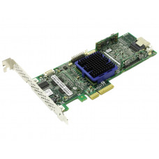 Used RAID controller Adaptec ASR-3405, SAS, PCI-e x4, 128mb, 3GB/S, 1x SFF-8087 (mini SAS)