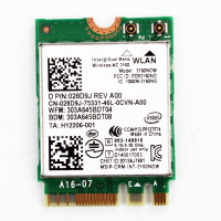 БУ WIFI Модуль NGFF Intel Dual Band Wireless-AC 3160 (433 Мбит/с, 2,4/5 ГГц, Bluetooth 4.0)
