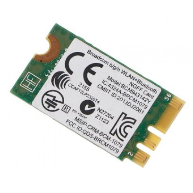 БУ WIFI Модуль NGFF Broadcom BCM943142Y (150 Mbps, 2.4 GHz, Bluetooth 4.0)