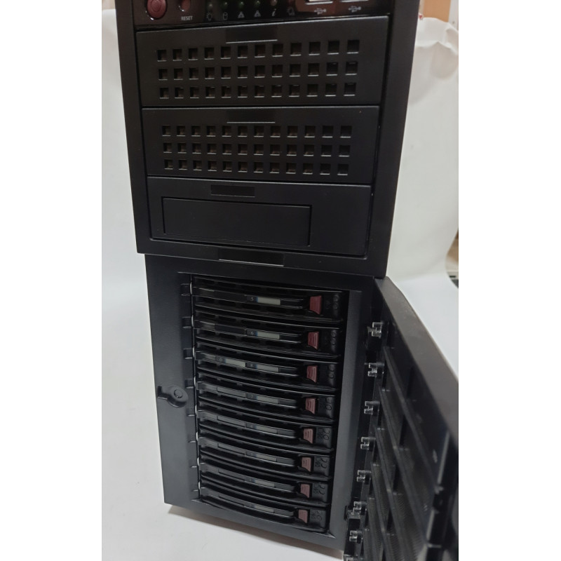 Case for server 4U Supermicro CSE-745TQ-920B, 437x648x178mm, EATX, 8x3.5", 3x5.25", 2x920W