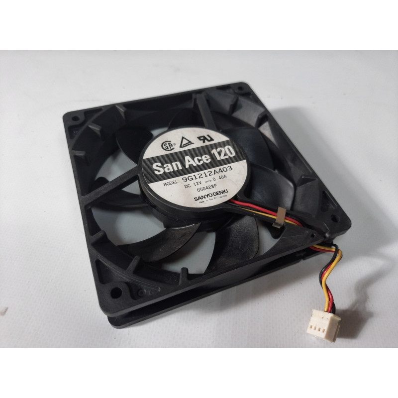 БУ Вентилятор для корпусу San Ace 120 9G1212A403, 120х120х25мм (12v 0.40a 3pin)