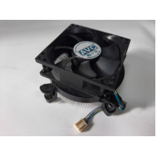 Used CPU cooler AVC s115x, copper base, 4pin, 80mm