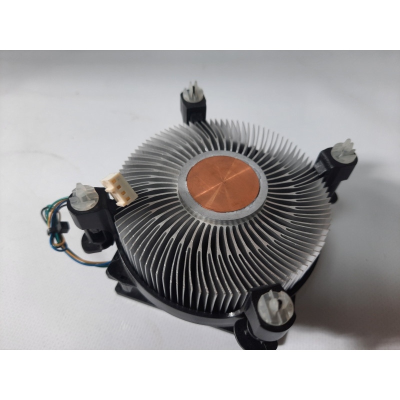Used CPU cooler AVC s115x, copper base, 4pin, 80mm