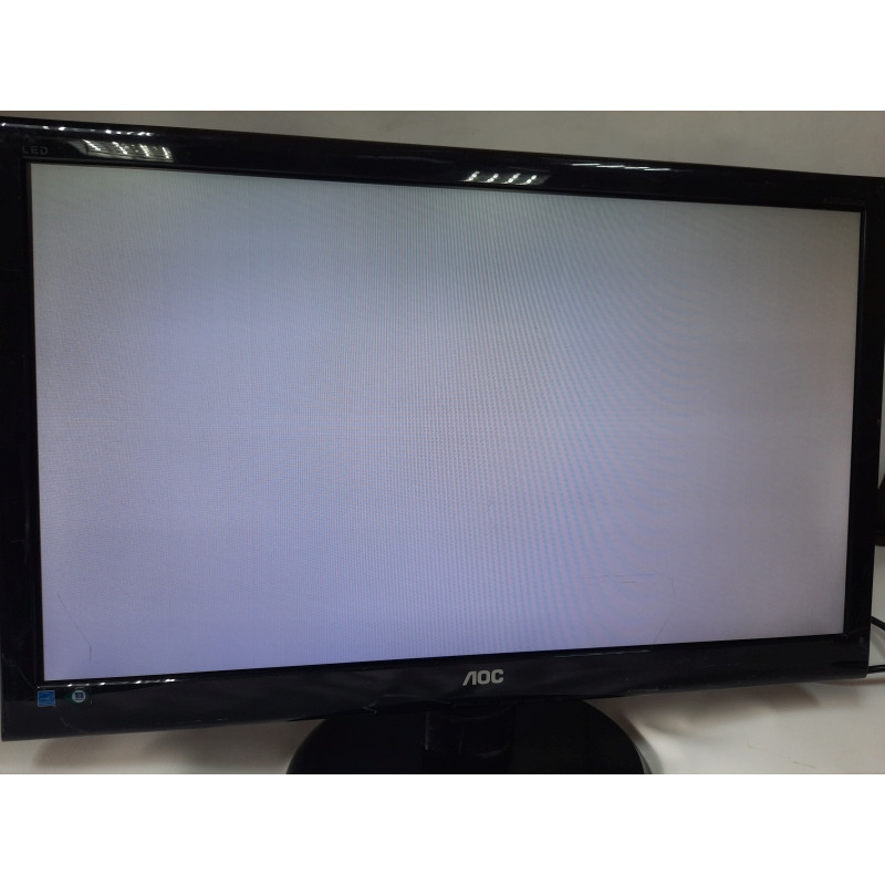 Уцінка! БУ монітор 23.6 " LED TN, AOC E2450SWDAK, FullHD, VGA, DVI, AUDIO (подряпини)