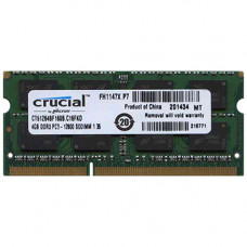 БУ Оперативна пам`ять 4 ГБ, DDR3L, для ноутбуків, Crucial (1600 МГц, 1.35 В, CT51264BF160B.C16FKD)