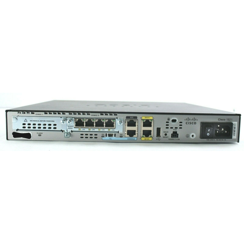 БУ Маршрутизатор Cisco 1921/K9 + модуль Cisco EHWIC-4ESG (2 x Gigabit WAN, 4 x Gigabit LAN, USB)