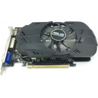 БУ Відеокарта Asus GeForce GTX 750, 1 ГБ, GDDR5, 128 біт, 1020/5000 МГц, DVI, HDMI, VGA
