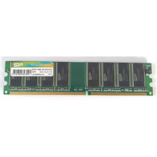 Used RAM 1 GB, DDR, Silicon Power (for desktop PCs, 400 MHz, 2.5 V, CL3, SP001GBLDU40