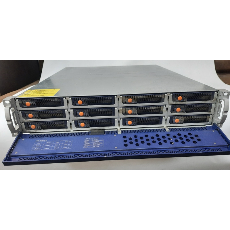 БУ Дисковая полка 2U Arena Maxtronic Sivy SA-7230 (12x3.5") HDD (SATA 1.5 Гбит), 2x600W