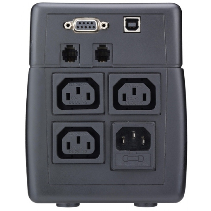 Mustek PowerMust 600 US Line-Interactive UPS (600 VA / 360 W, 162 - 290 V) without battery