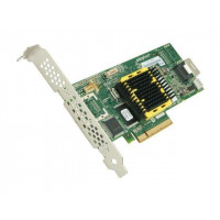 Used RAID controller Adaptec ASR-2405, SAS, PCI-e x8, 128mb, 3GB/S, 1x SFF-8087 (mini SAS)