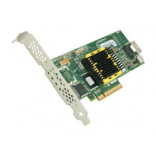 Used RAID controller Adaptec ASR-2405, SAS, PCI-e x8, 128mb, 3GB/S, 1x SFF-8087 (mini SAS)