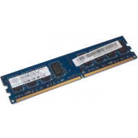 БУ Оперативна пам`ять 2 ГБ, DDR2, для ПК, Nanya (800 МГц, 1.8 В, CL6, NT2GT64U8HD0BY-AD)