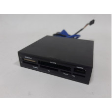 STLab U-405P Card Reader for 3.5-inch PC bay, USB 3.0 port
