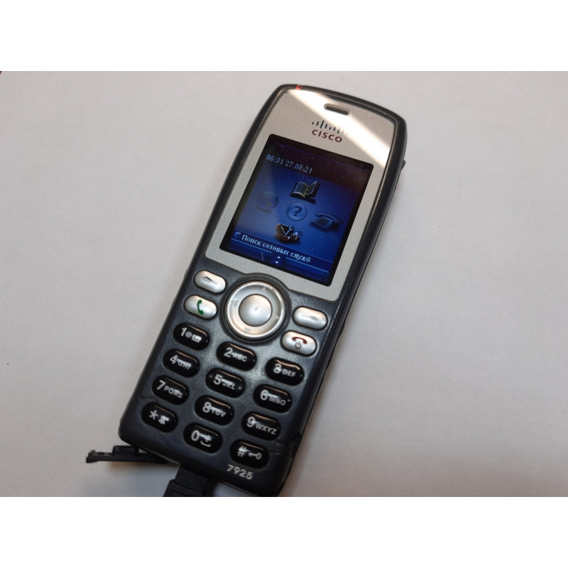 БУ IP-телефон Wi-Fi Cisco CP-7925G, экран 2" (176х220), mini USB (74-5465-02 H0)